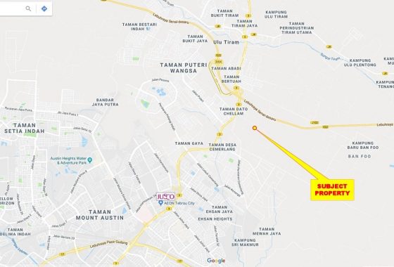 Johor Factory Malaysia Industry desa-cemerlang-land-for-sell-PTR-29-location-map-560x380 Desa Cemerlang Land For Sell (PTR Land 29)  