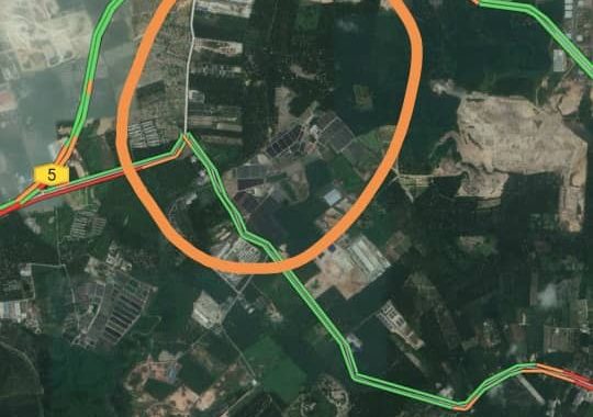 Johor Factory Malaysia Industry ulu-choh-land-for-sell-PTR-25-location-map-540x380 Ulu Choh Land For Sell (PTR Land 25)  