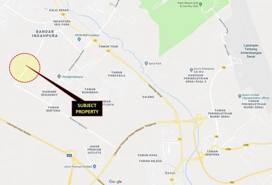 Johor Factory Malaysia Industry johor-kulai-indahpura-land-for-sell-PTR-Land-23-location-map-560x380 Indahpura Land For Sell (PTR Land 23)  