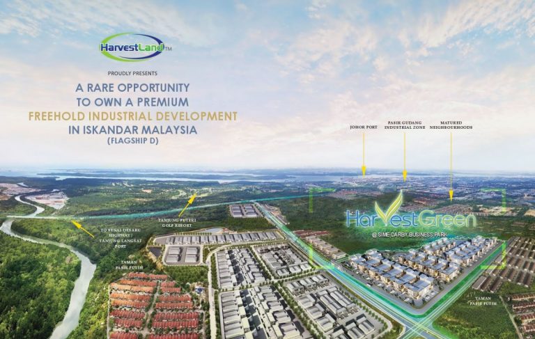 Johor Factory Malaysia Industry Harvest-Green-Iskandar-Business-Park-Johor-2-768x487 Harvest Green @ Iskandar Malaysia  