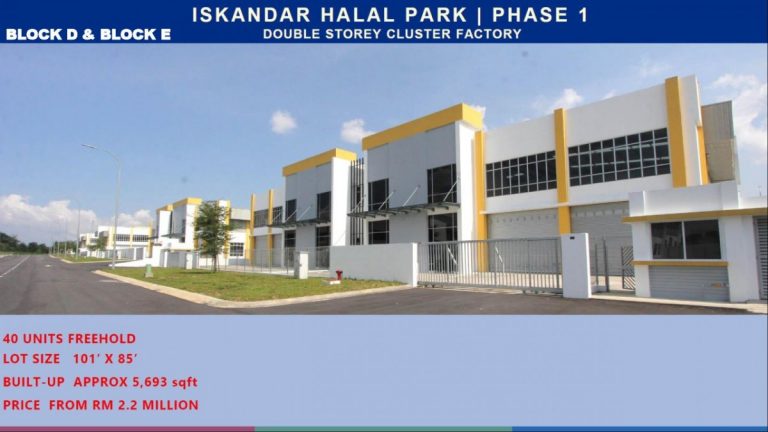 Johor Factory Malaysia Industry Iskandar-Halal-Park-10-768x432 Iskandar Halal Park  