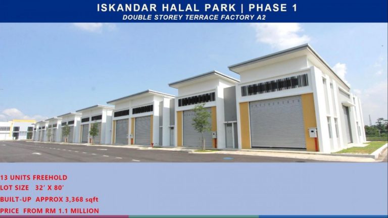 Johor Factory Malaysia Industry Iskandar-Halal-Park-9-768x432 Iskandar Halal Park  