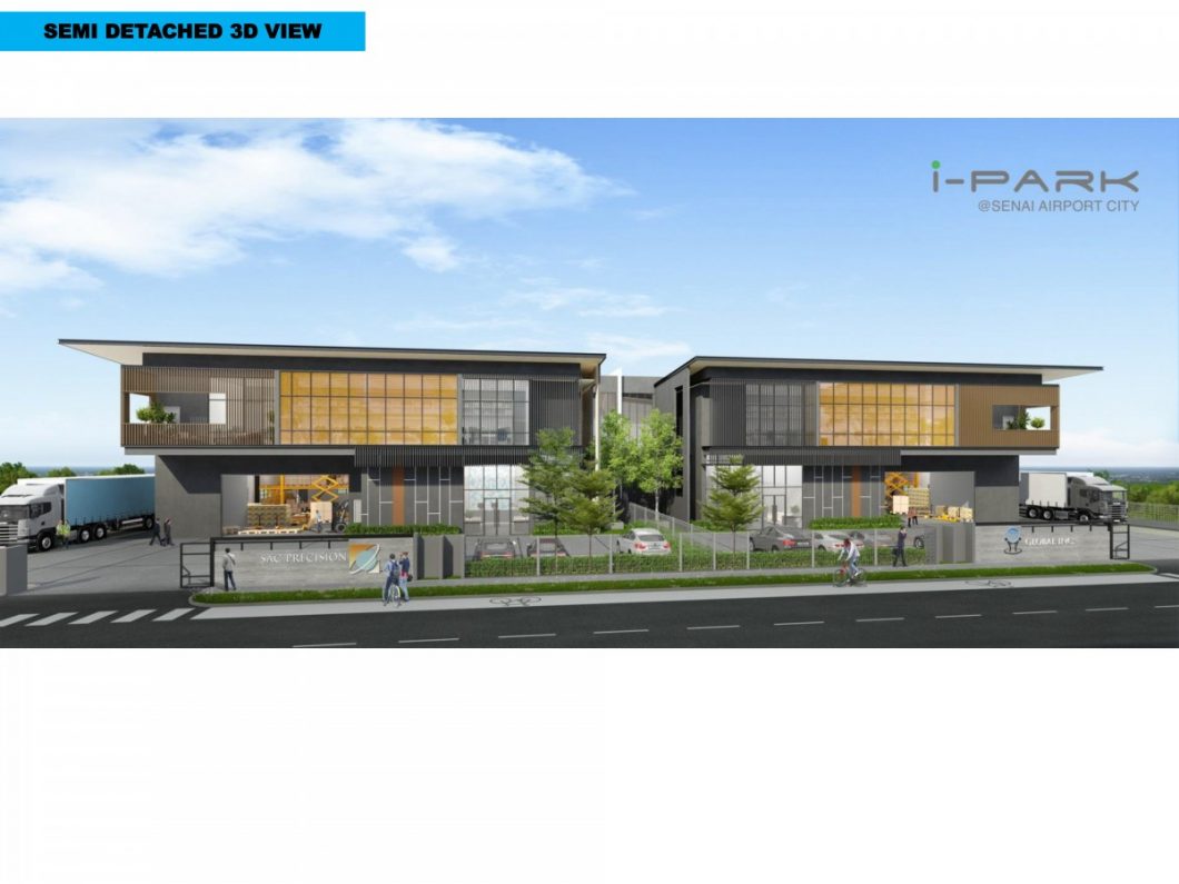 Johor Factory Malaysia Industry PTR-120-semi-detached-at-i-park-sac-12k-bua-EXTERNAL-4-1060x795 Senai Factory For Rent (PTR-120)  