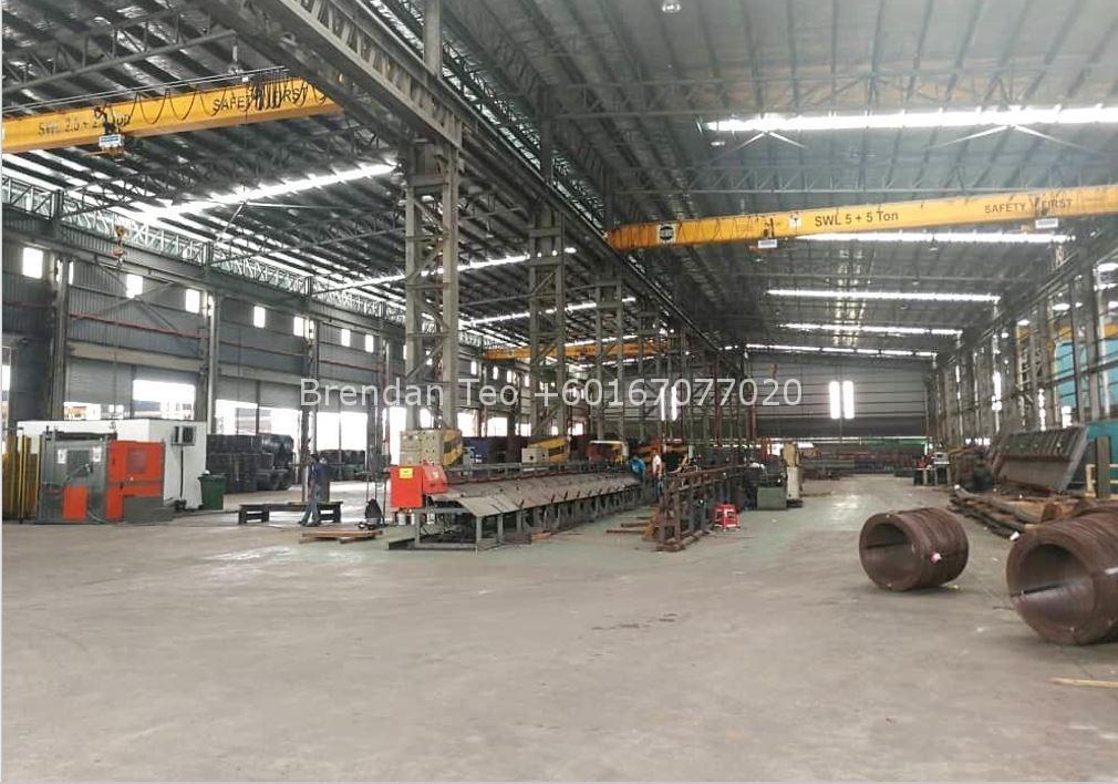 Johor Factory Malaysia Industry listing-1 Desa Cemerlang, Medium Ind. Factory with Overhead Crane & 1000 Amp For Rent(PTR137)  