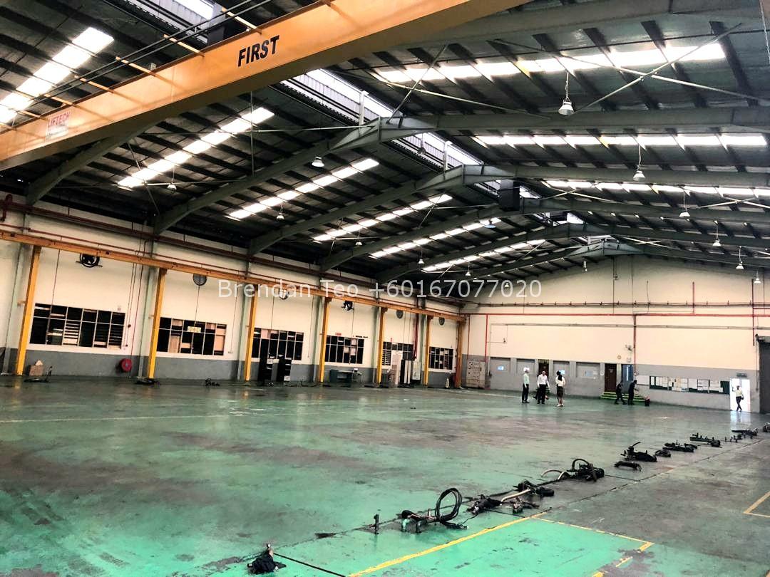 Johor Factory Malaysia Industry 20200228_132049-1 Desa Cemerlang Medium Ind.Factory with HT Power and Overhead Crane For Sell (PTR156 B)  