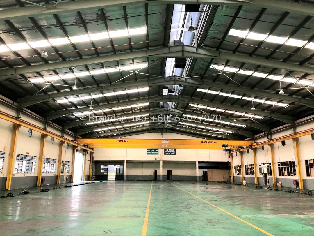 Johor Factory Malaysia Industry 20200228_132211-1 Desa Cemerlang Medium Ind.Factory with HT Power and Overhead Crane For Sell (PTR156 B)  