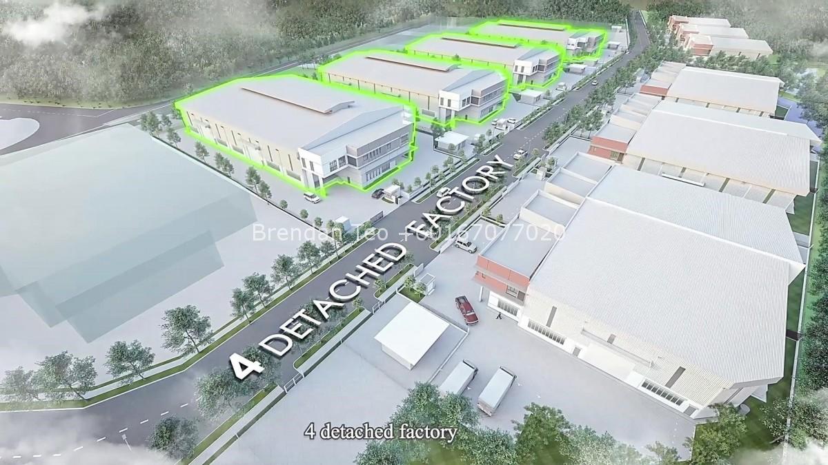 Johor Factory Malaysia Industry 3-1 PTR 174 - factory at desa cemerlang for rent (43k bua)  