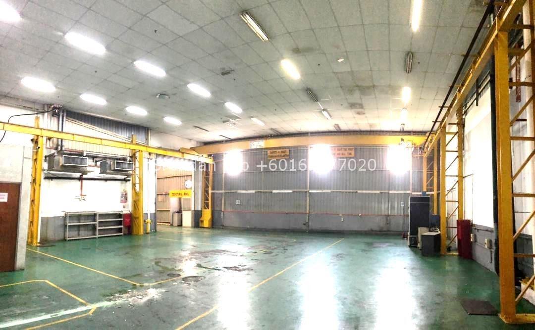 Johor Factory Malaysia Industry ds3 Desa Cemerlang Medium Ind.Factory with HT Power and Overhead Crane For Rent (PTR156 B)  