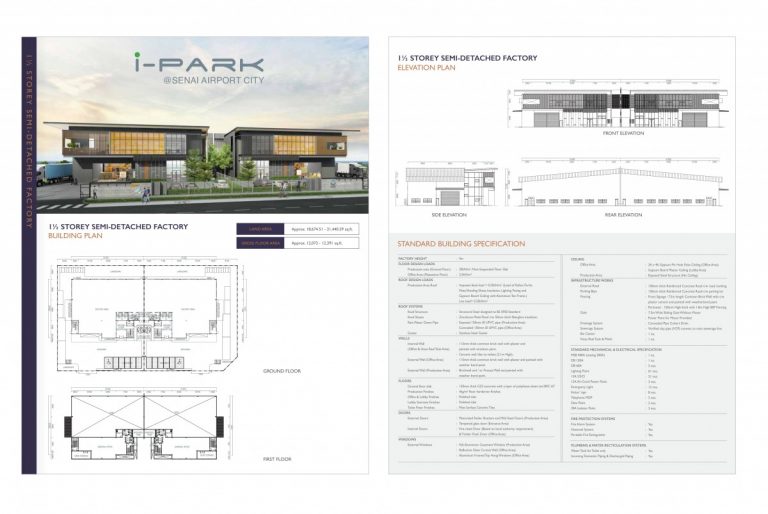 Johor Factory Malaysia Industry i-Park-SAC-e-brochure-12-768x514 i-Park @ Senai Airport City  