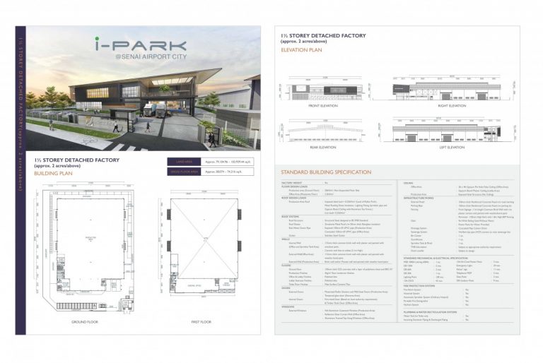 Johor Factory Malaysia Industry i-Park-SAC-e-brochure-14-768x514 i-Park @ Senai Airport City  